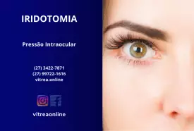 Iridotomia Yag Laser é na Vítrea Clínica de Olhos